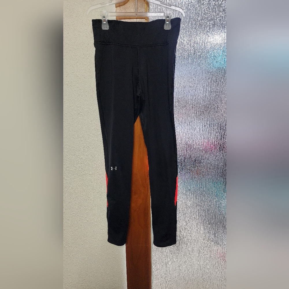 Under Armour Black Pants with Red Highlights